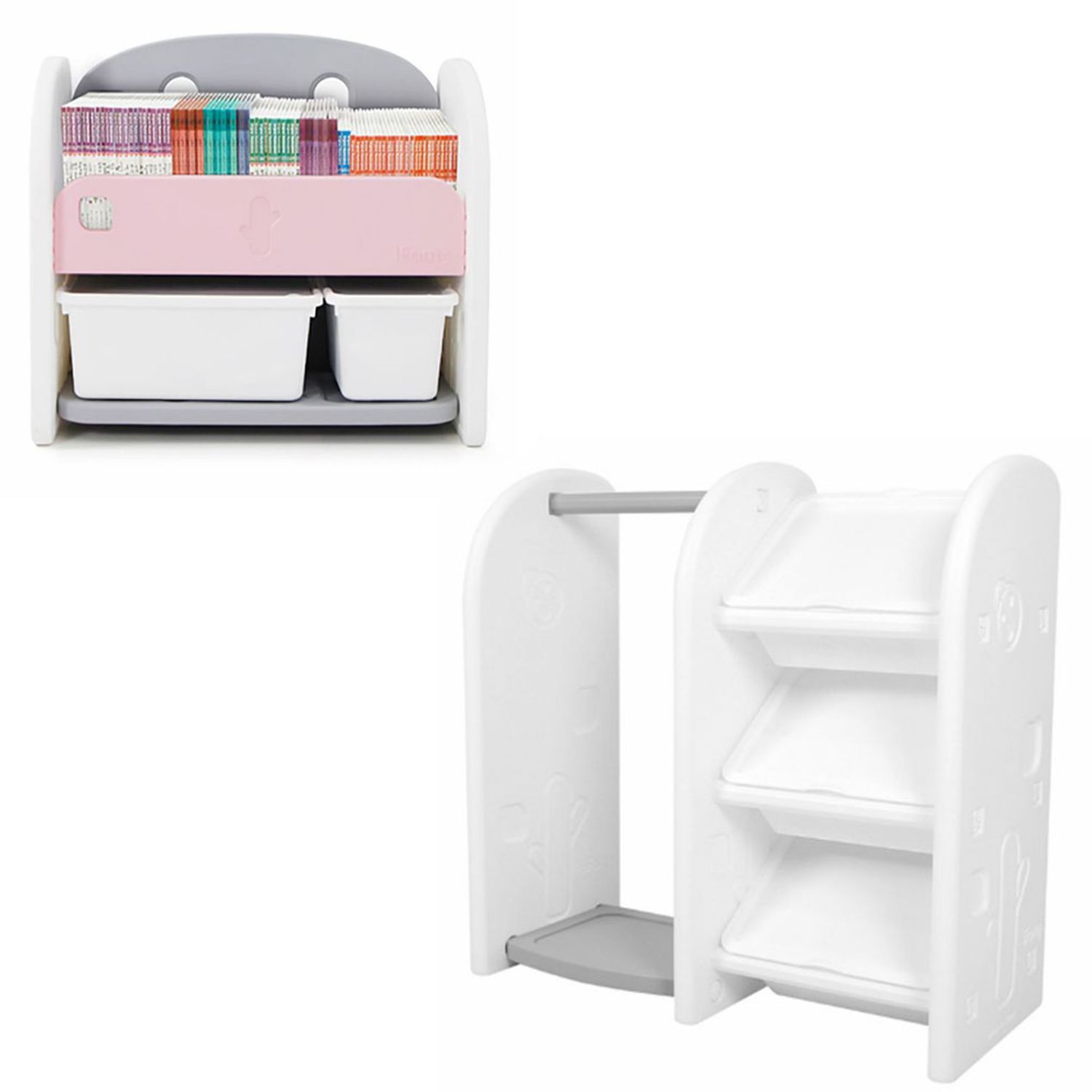 【韓國 ifam】夢幻兒童收納家具 書架收納組、多功能收納櫃