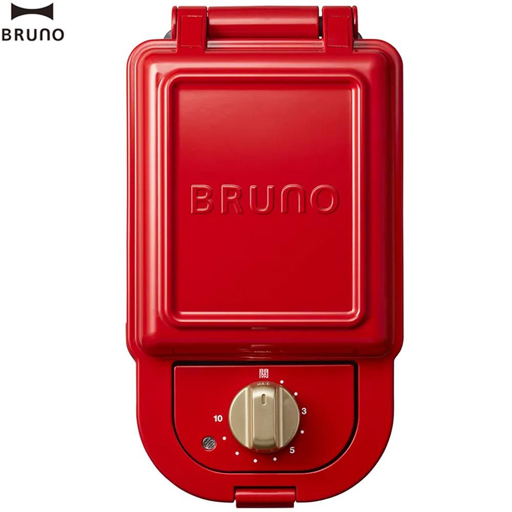 日本 BRUNO - BOE043-RD 熱壓三明治鬆餅機（紅色）