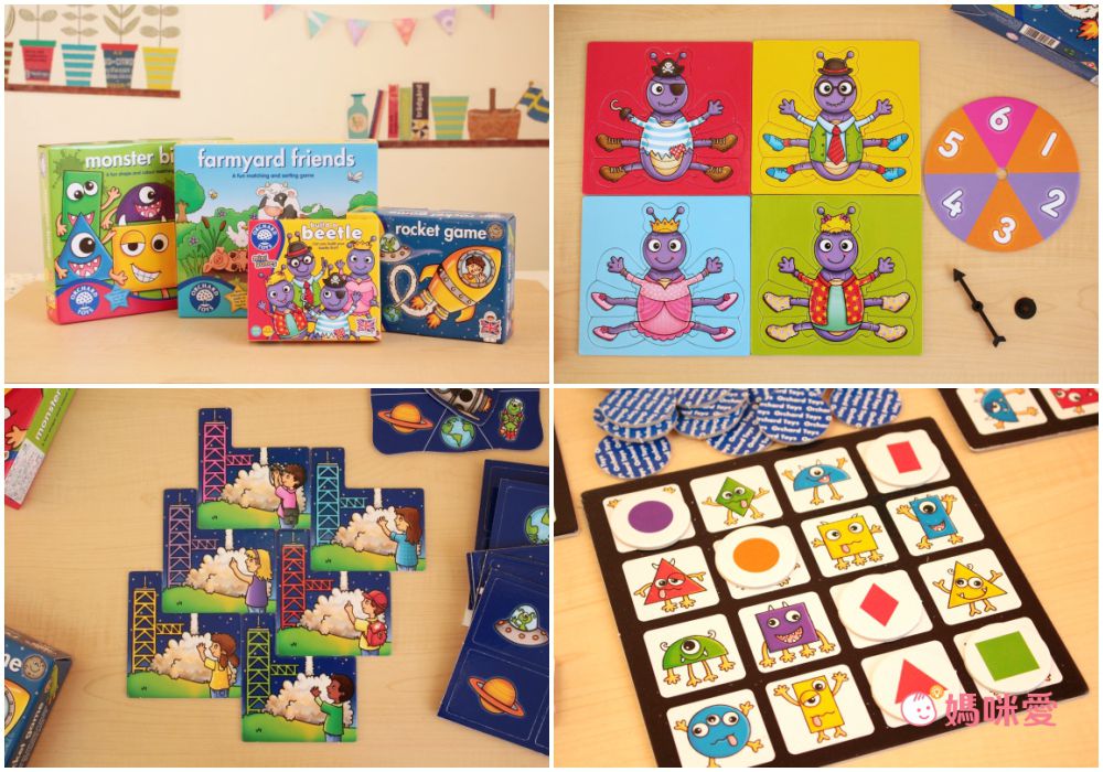 英國熱銷教具【Orchard toys】幼兒桌遊、教育拼圖，3歲就可玩！