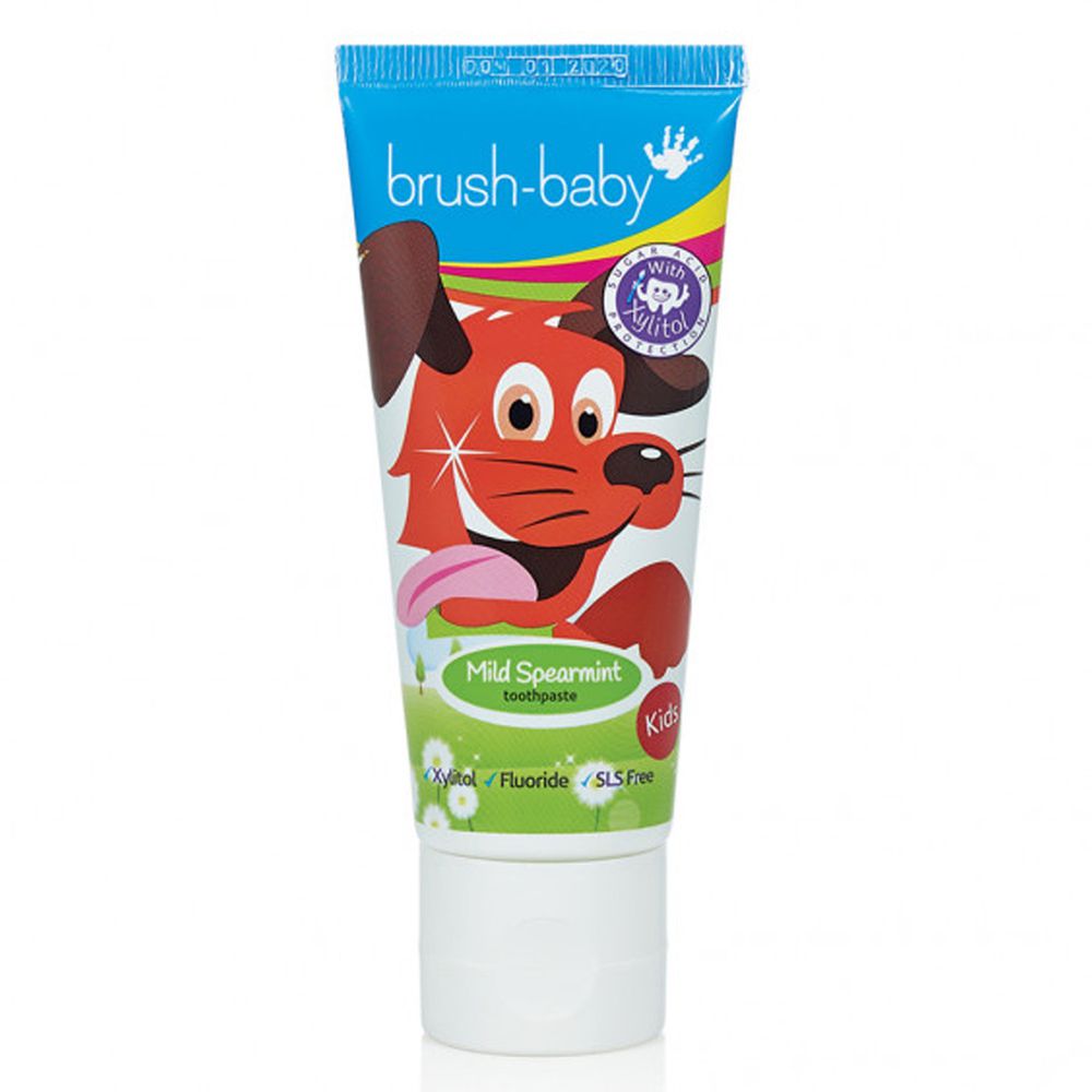 英國 brush-baby - 兒童木糖醇牙膏-6+歲 (氟含量 1350ppm)-50ml
