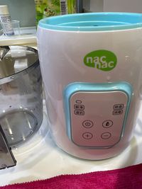 nac nac - 多功能溫奶器N1T-藍-贈集乳瓶