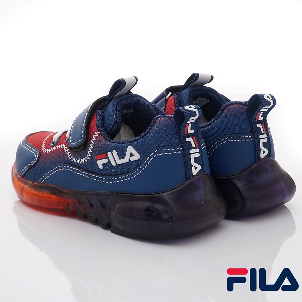 FILA - FILA康特杯電燈運動鞋款(中大童段)-運動鞋-紅藍