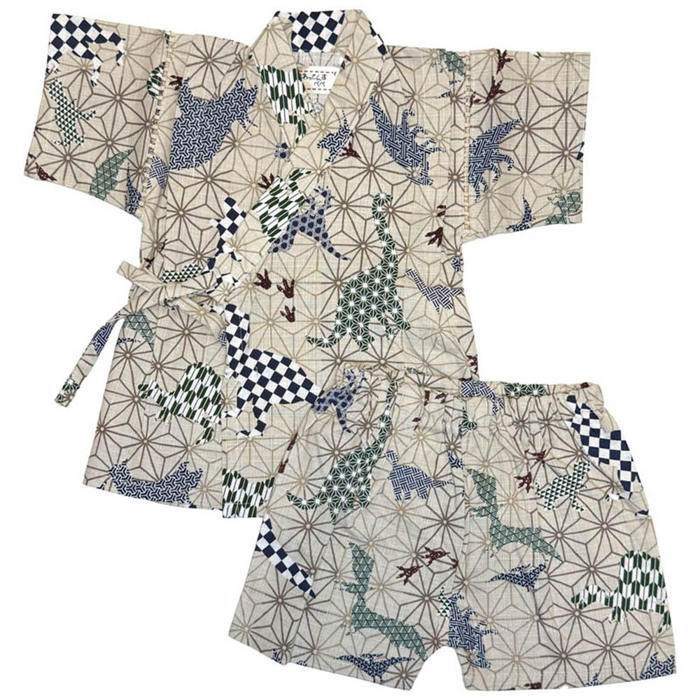 兩件式甚平-藍色