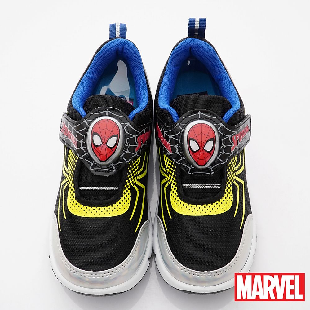 漫威MARVEL - 台灣製蜘蛛人電燈運動鞋(中小童段)-運動鞋-黑藍