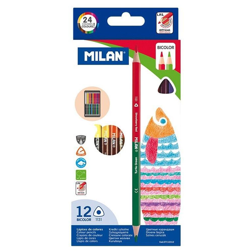 MILAN - 雙頭色鉛筆12入24色