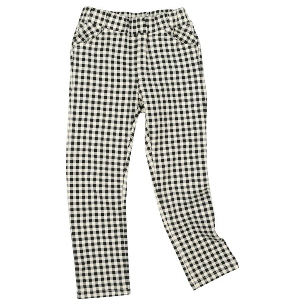 10分經典褲-毛圈內裡一般合身款 花紋-深灰色