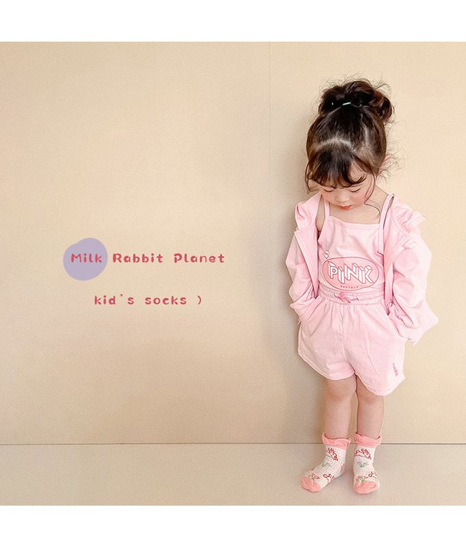 JB clothes - 五入一組-1163奶兔星球網眼襪