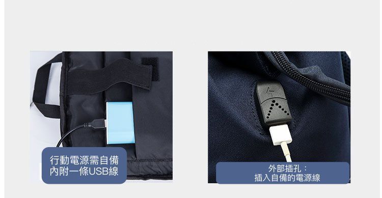 簡約大容量開口書包-小雛菊-黑色 (42.5x30.5x19cm)