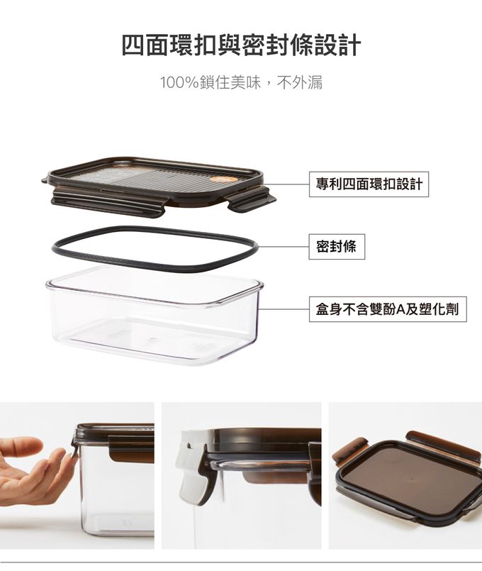 樂扣樂扣 - Bisfree積木晶透保鮮盒冰箱收納6件組 (冰箱收納6件組)