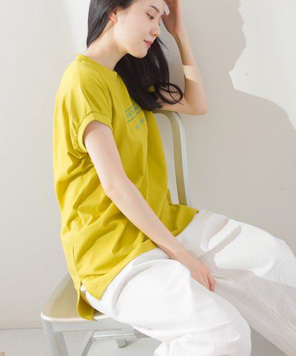 日本 Bou Jeloud - 100%純棉透氣簡約短袖上衣-焦糖橘