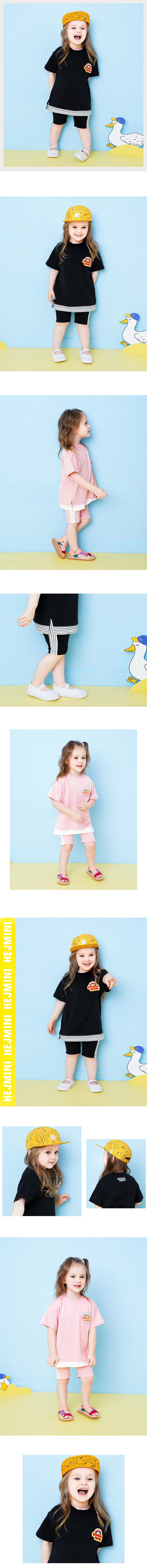 韓國 HEJMINI - 彩虹套裝-黑