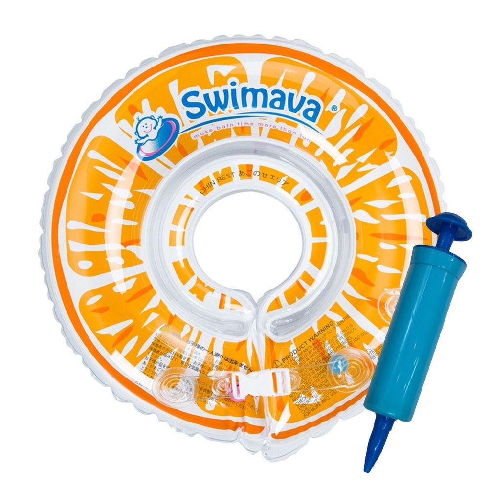 Swimava - G1嬰兒游泳脖圈-鮮橙 (1-18個月，13kg以內)