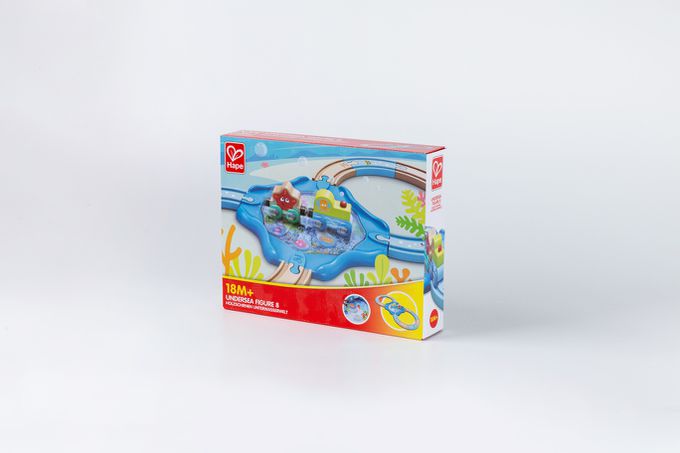 德國 Hape - 海底世界火車8字軌道組
