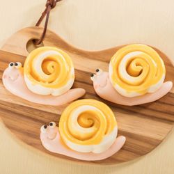 美姬饅頭 - 起司小蝸牛造型饅頭-6入-35g±5g/顆