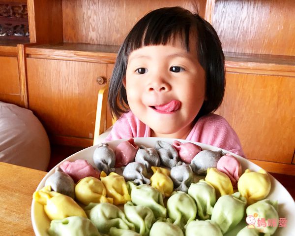天然無添加、無人工色素【詹鬼媽咪糖果幼童手工水餃】