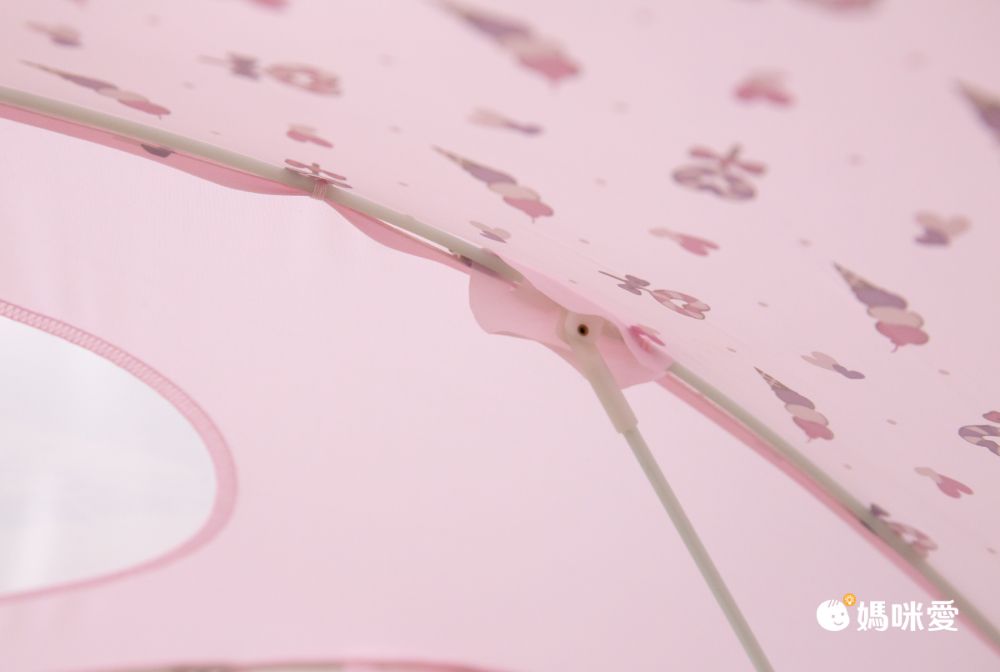 akachan honpo - 透明窗雨傘-冰淇淋-粉紅色