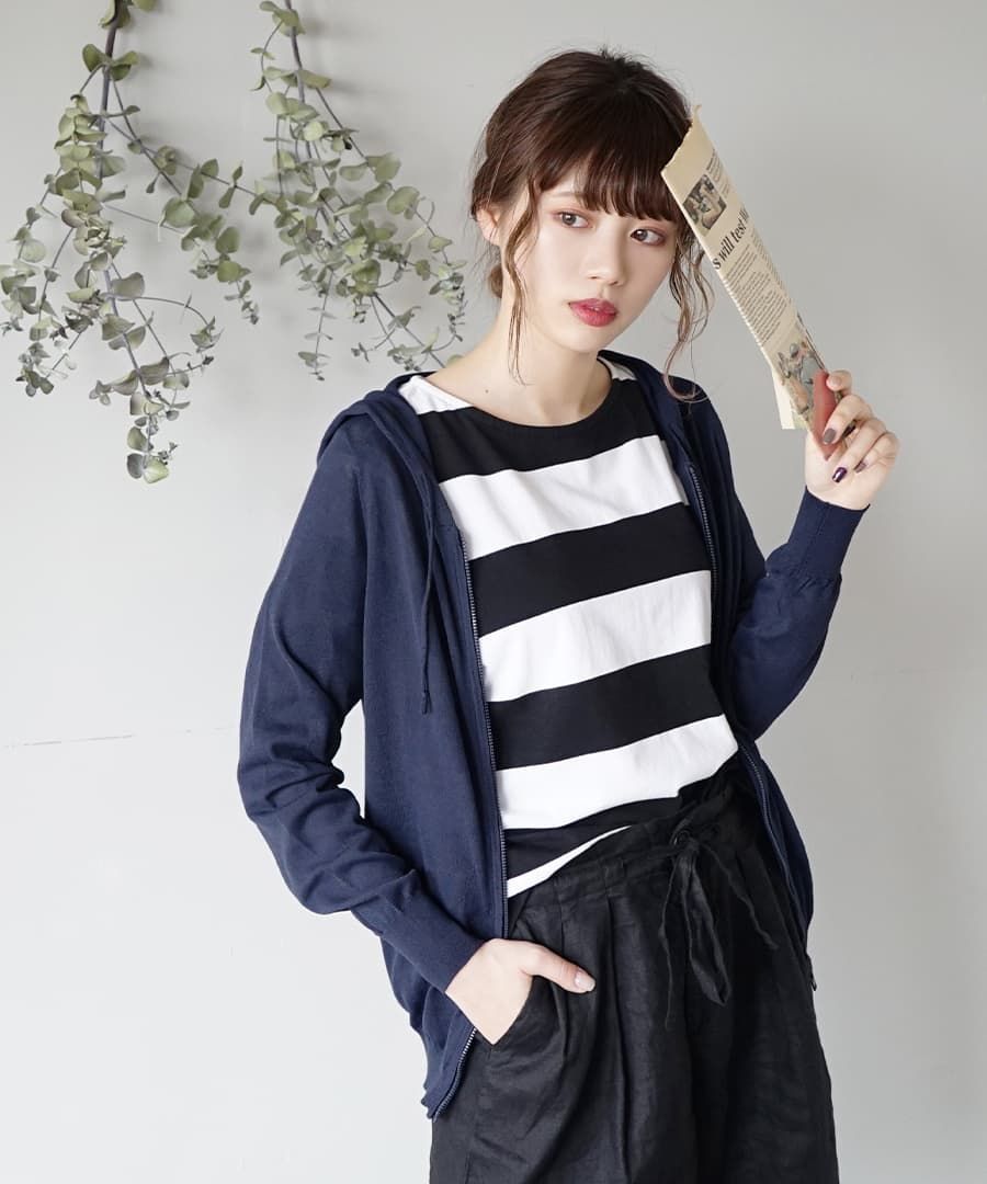 日本 zootie - 涼感X防曬速乾 連帽外套-氣質灰