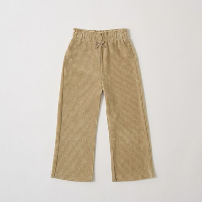 日本 Lycee mine - 柔軟絨面針織素色長褲-薰衣草