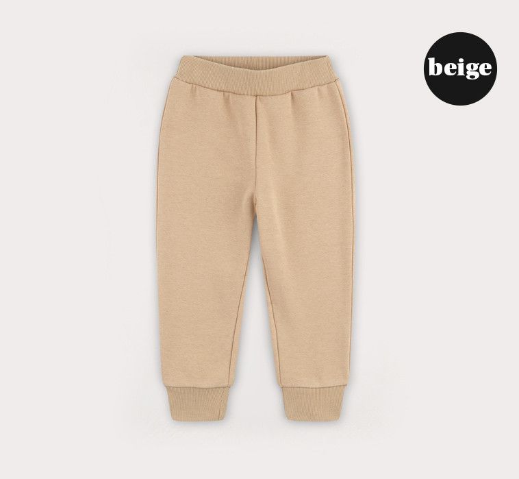 韓國 HEJMINI - (內刷毛)Let's Play 熊熊套裝-杏