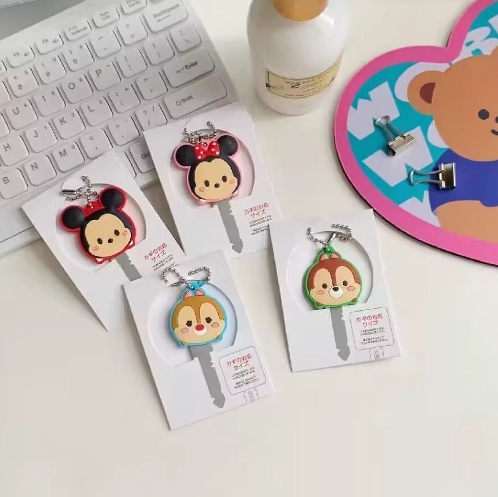 日本卡通鑰匙套｜（四款一組） (四款一組)