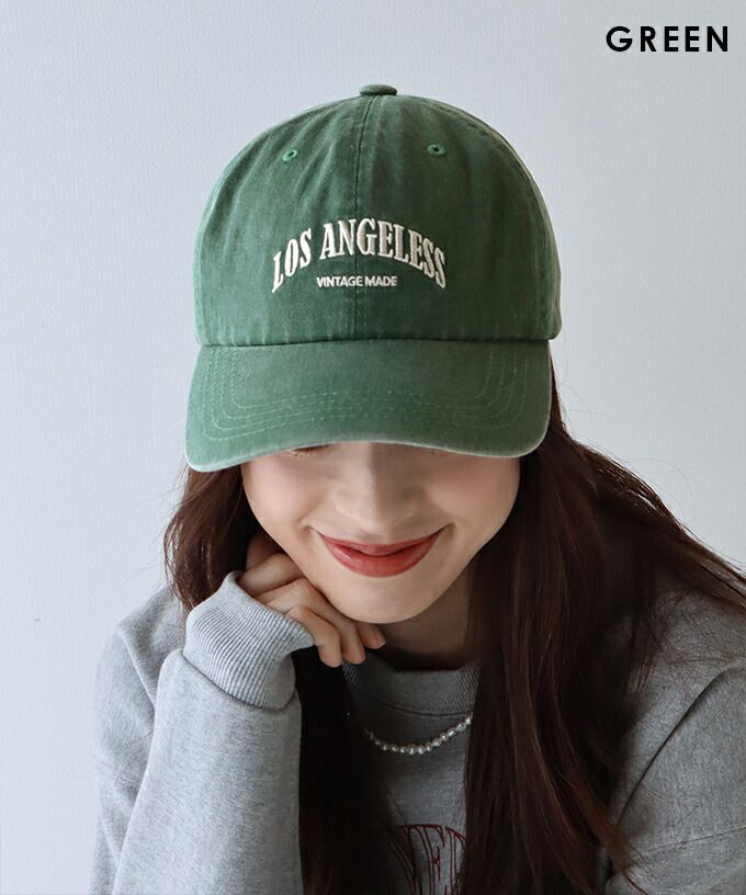 日本 BLUE EAST - 率性休閒刺繡老帽/棒球帽-杏灰