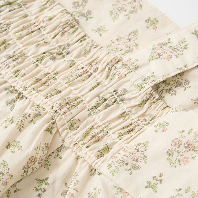 日本 Lycee mine - 100%棉 胸前蕾絲印花吊帶背心-愛心-黃