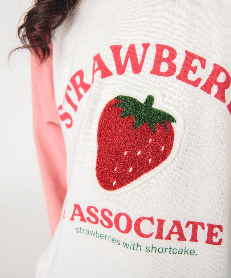 日本 BREEZE - 刺繡徽章撞色長袖上衣-熊貓-炭黑