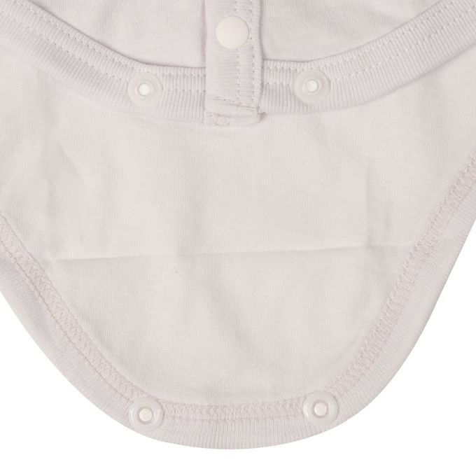 akachan honpo - 涼爽無袖前開式包屁衣-純棉 2件組-紫色