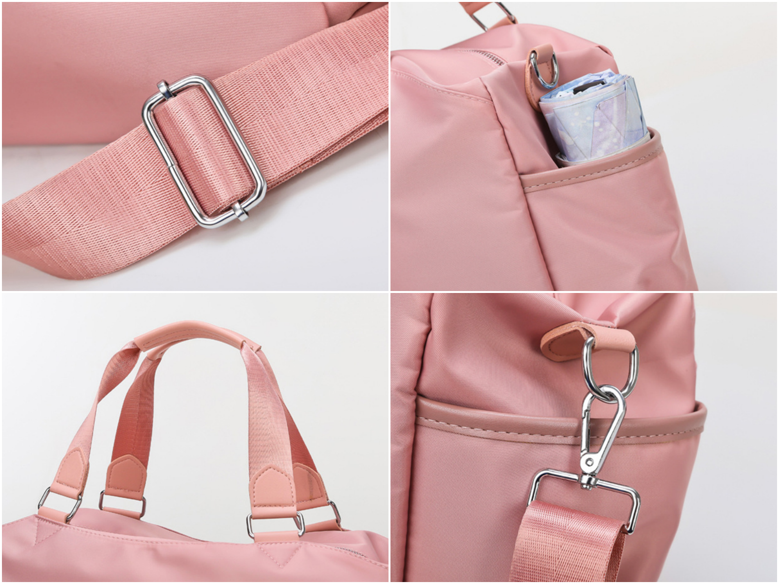 英倫風乾濕分離2way包-墨綠