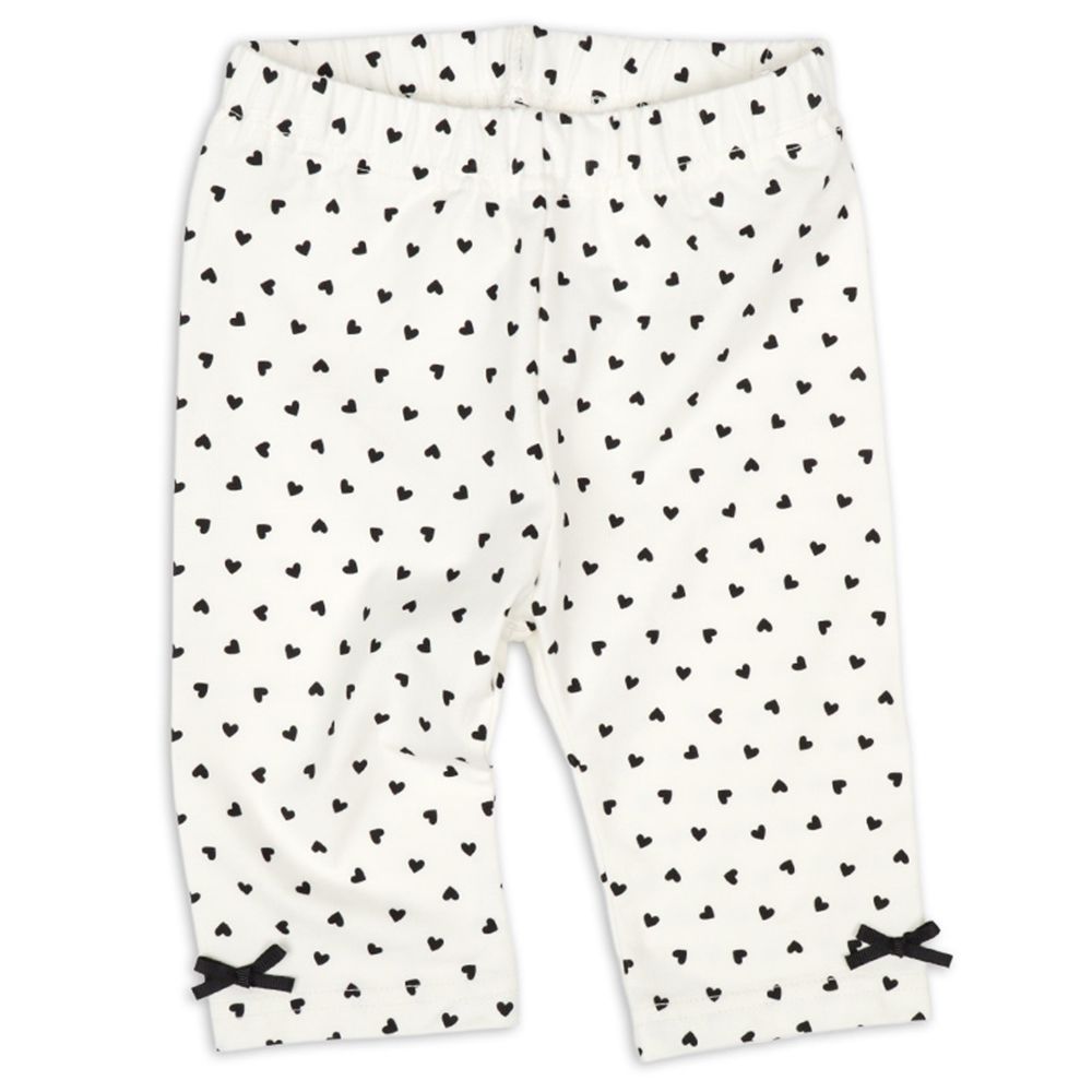 5分內搭褲-彈性天竺布-米白色