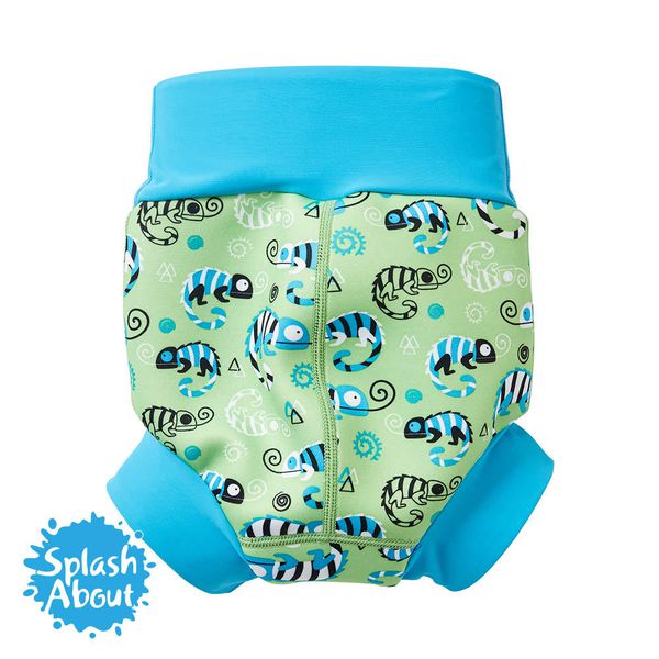 Splash About 潑寶 - 3D加強版 游泳尿布褲-國王變色龍