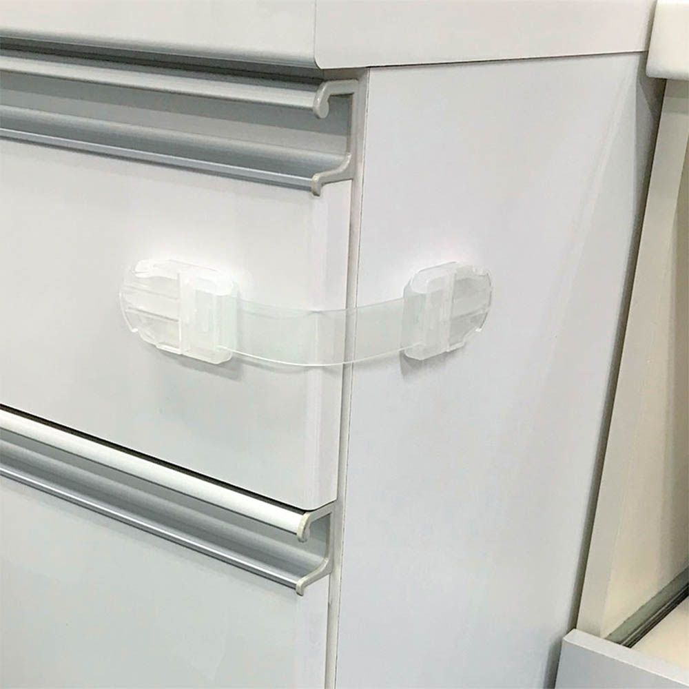 透明安全防護鎖扣 9cm 2個組-日本製