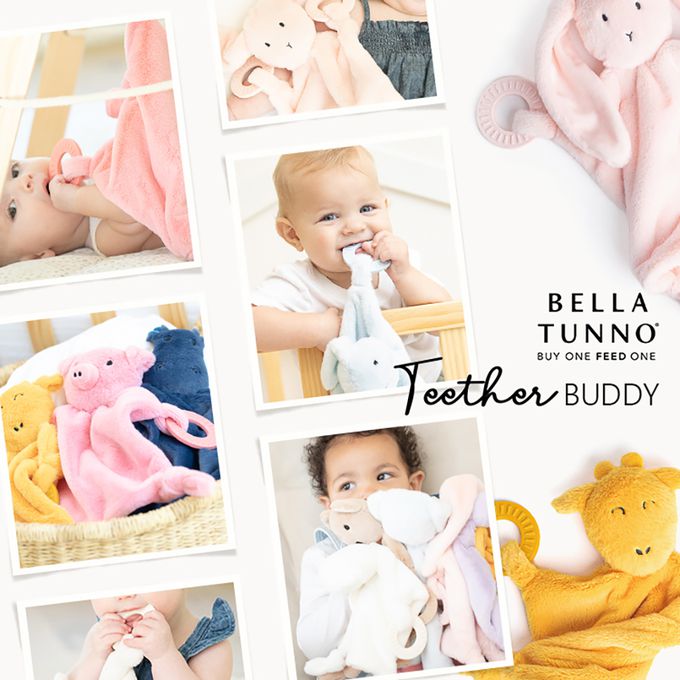 美國 BELLA TUNNO - 咬咬安撫巾-我是龍龍