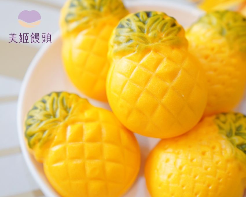 美姬饅頭 - 鳳梨酥鮮乳造型饅頭-6入-48g/顆