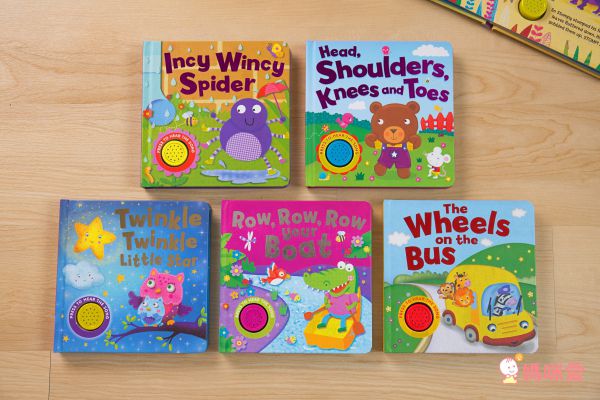 孩子超愛音效書單本160元❤ 1歲起英文遊戲操作書！玩到跟著節奏搖擺囉♫