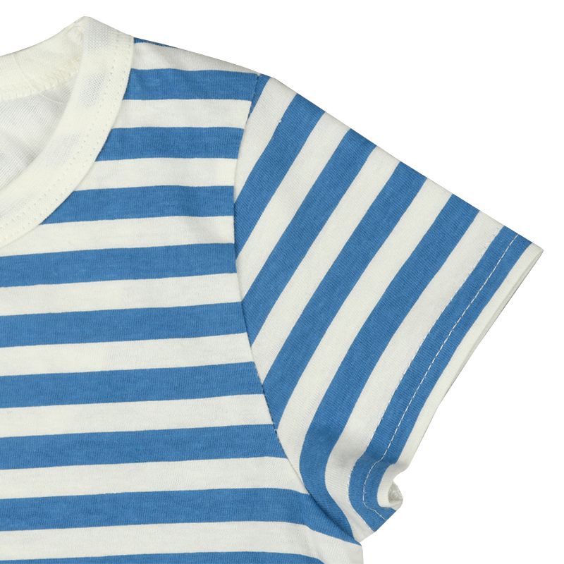 akachan honpo - 短袖家居服CoCupa-背部為棉紗-藍色