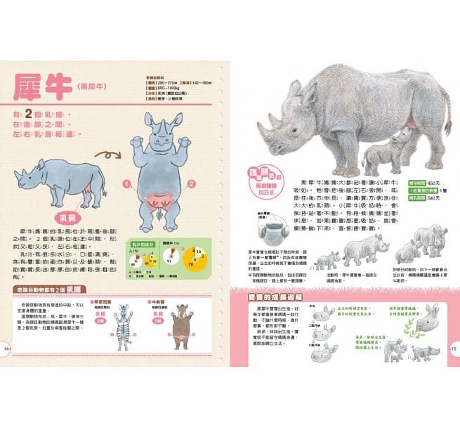 動物媽媽的乳房：動物比較圖鑑-精裝