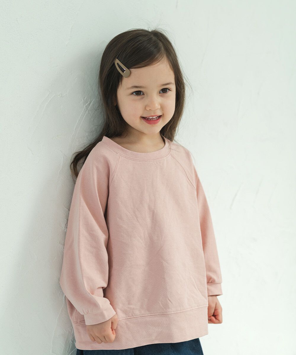 日本 riziere - 純棉Oversize風大學T-櫻花粉