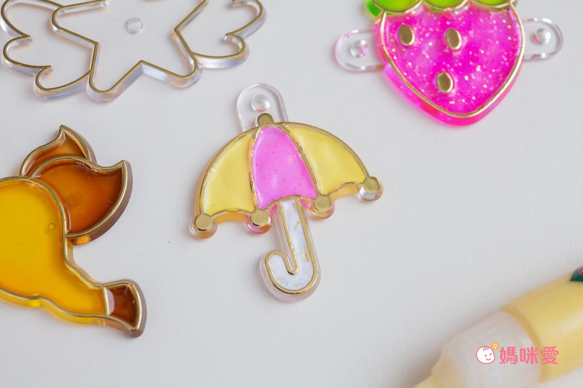 韓國 AMOS - 6色項鍊手鍊主題DIY玻璃彩繪膠