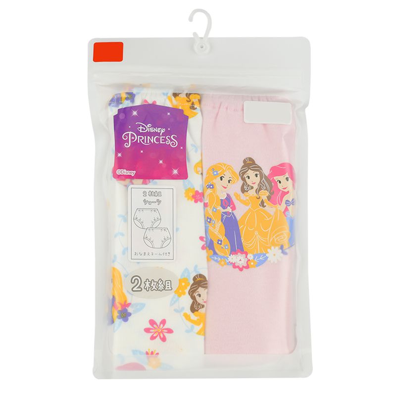 akachan honpo - 內褲2件組-迪士尼公主-粉紅色