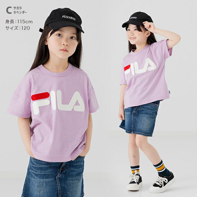 日本 Chil2 - FILA聯名 休閒短袖上衣-刺繡小logo-白