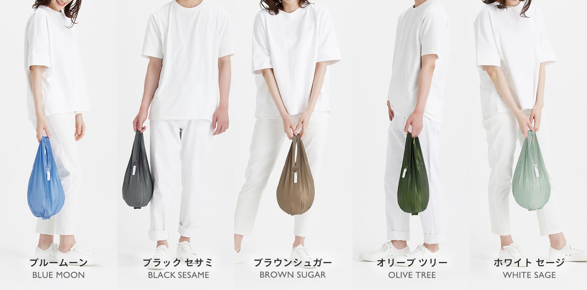 日本 MARNA - Shupatto 秒收摺疊購物袋-Drop水滴輕薄款-萊姆綠 (mini(20x42cm))-耐重 3kg / 6L