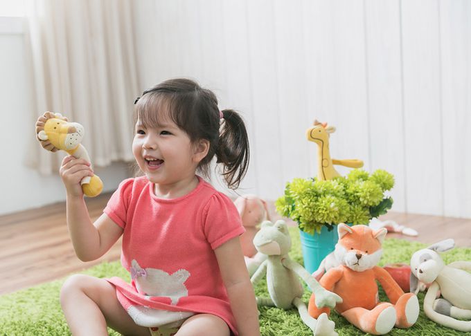 miYim - 有機棉吉拿棒-好夢蛙 (新生嬰兒寶寶感統安撫玩偶手搖鈴)