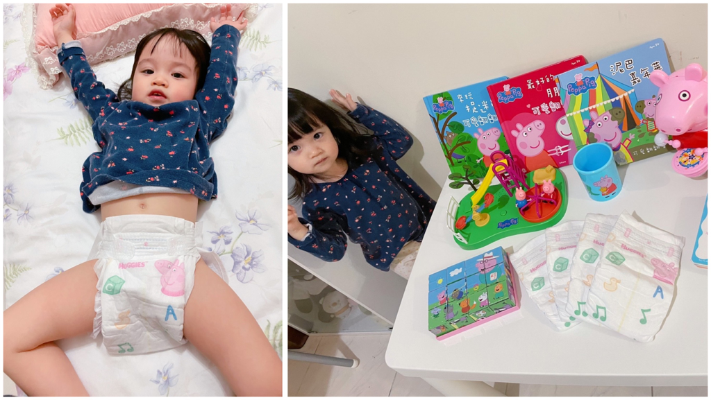 家有佩佩豬小迷妹～連尿布也要佩佩豬