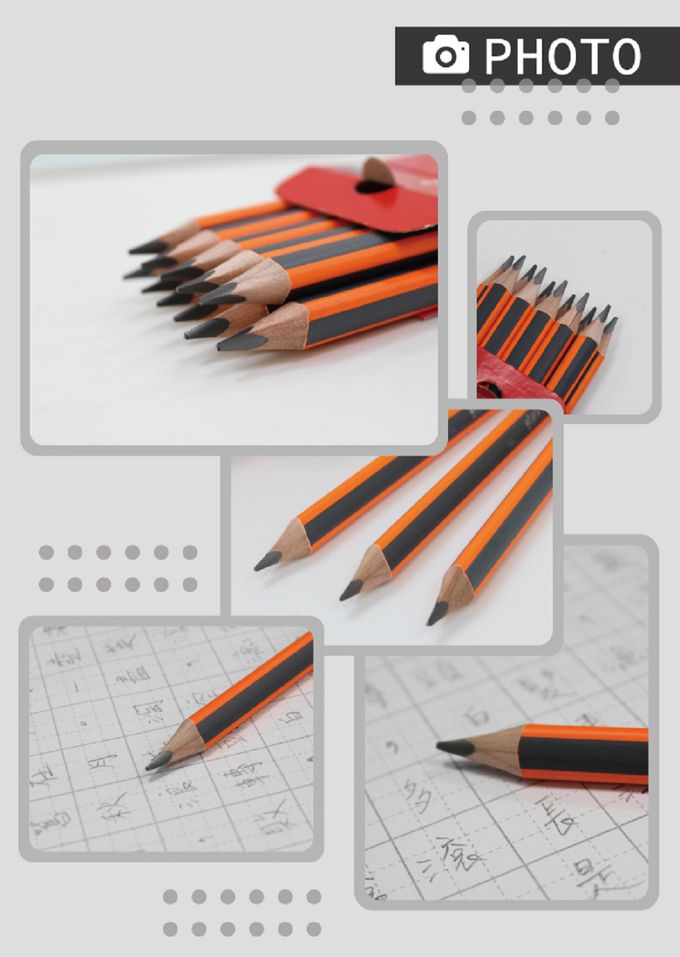 法國MAPED - HB 三角粗筆桿習字筆3組-(2入+筆削)