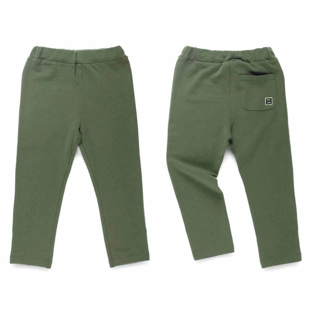 定番超彈力百搭長褲-素面-軍綠