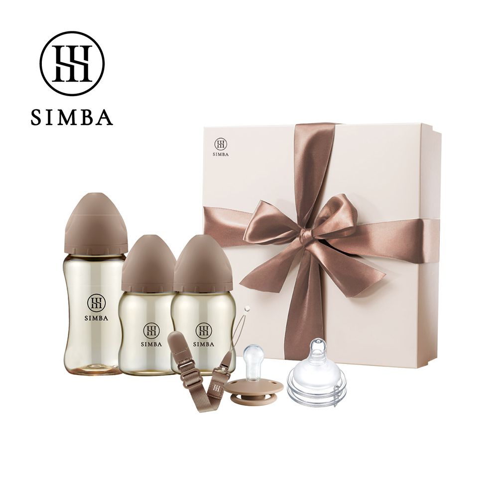 蘊蜜鉑金PPSU新生晨諾禮盒-摩卡慕斯