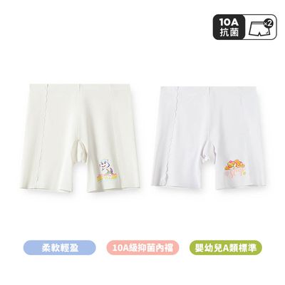 人氣卡通 - 卡通汪汪隊安全褲(2件組)-米色/淺紫