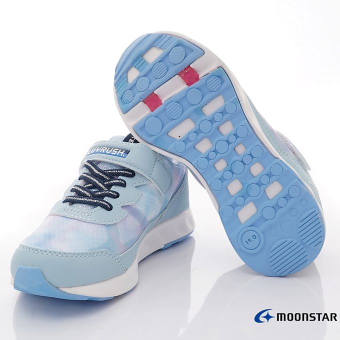 Moonstar日本月星 - LV競速2E運動鞋(中大童段)-運動鞋-淺藍
