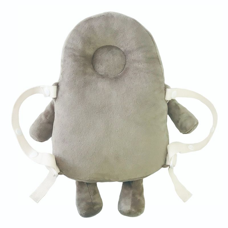 akachan honpo - 嬰兒防護枕背包-樹懶-灰色